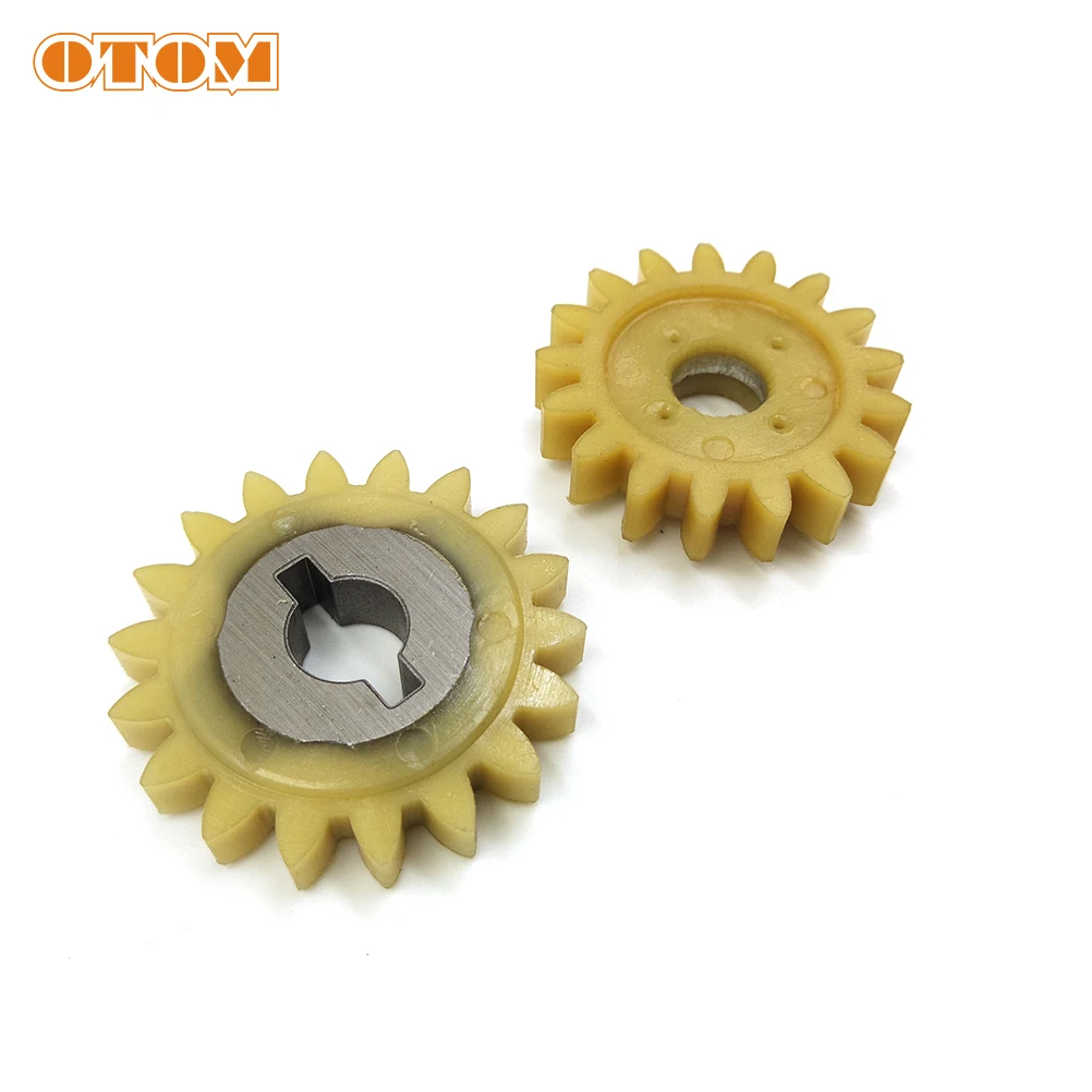 OTOM Motorcycle Oil Pump Bridge Teeth Gear Kit For ZONGSHEN NC250 250CC Motocross Engine Accessories Pit Dirt Bike Off-road Part