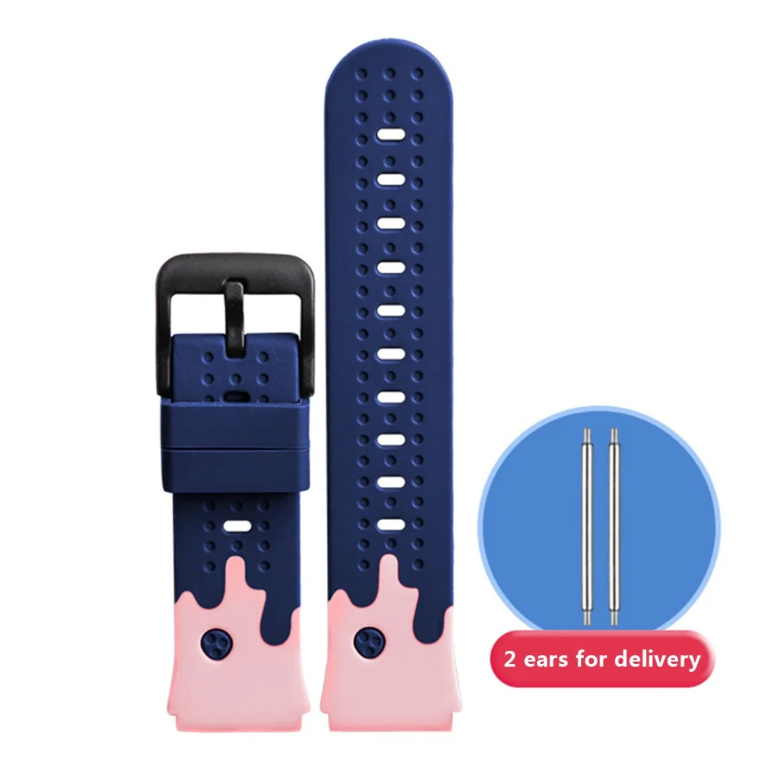 عرض استبدال حزام ساعة اليد ل C72 C58 C86 C85 C95 C76 C90 C79 Q528 حزام الساعات استبدال سيليكون المعصم حزام مع اتصال