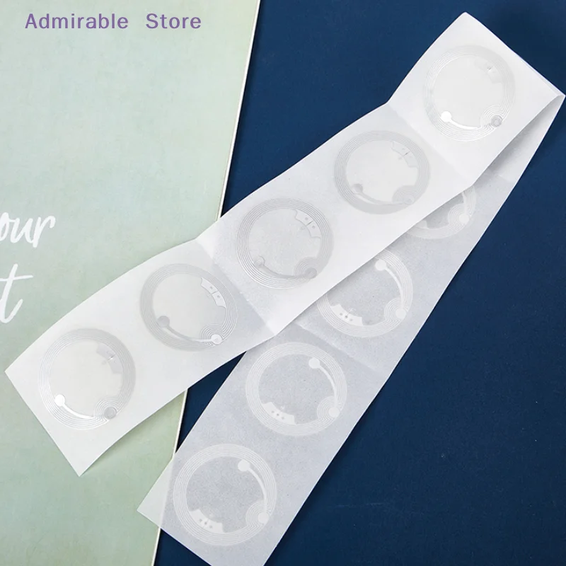 w10Pcs Changeable Re-Writtable Round Dia 40mm Sticker NFC Copy Clone Label