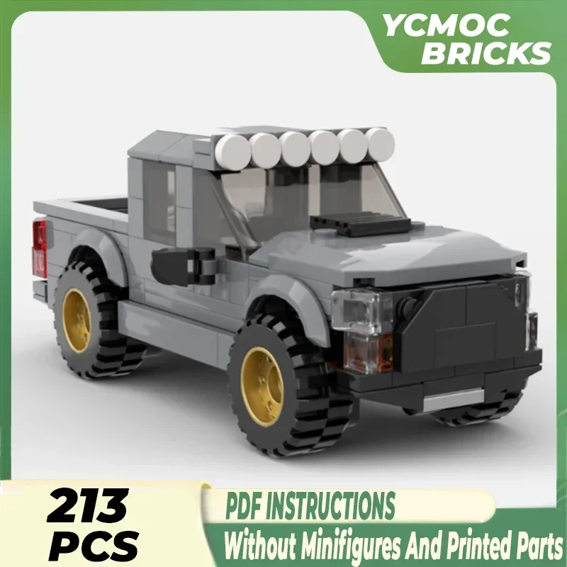 

Модель городской автомобиль Moc, строительные кирпичи, Raptor Deranged Truck, технология, модульные блоки, подарки, рождественские игрушки, наборы «сделай сам», сборка