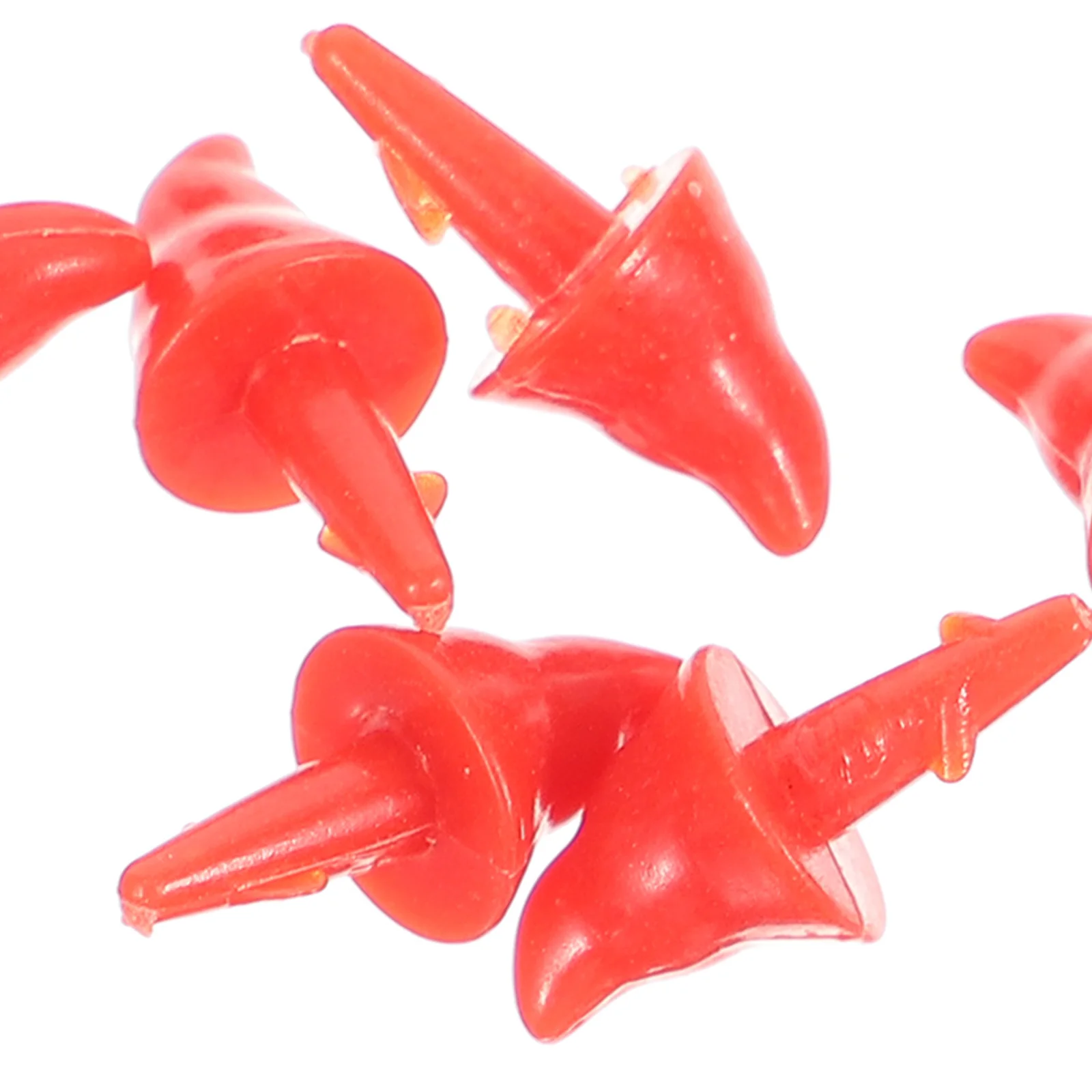 

200Pcs Christmas Snowman Nose Realistic Plastic DIY Decoration Craft Accessories for Holiday Winter Festival Decor