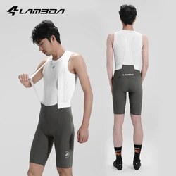 LAMEDA New Cycling Bibs Men's Professional Breathable Sun Protection Shorts with Pockets Bicycle Road Bike MTB Riding Equipment