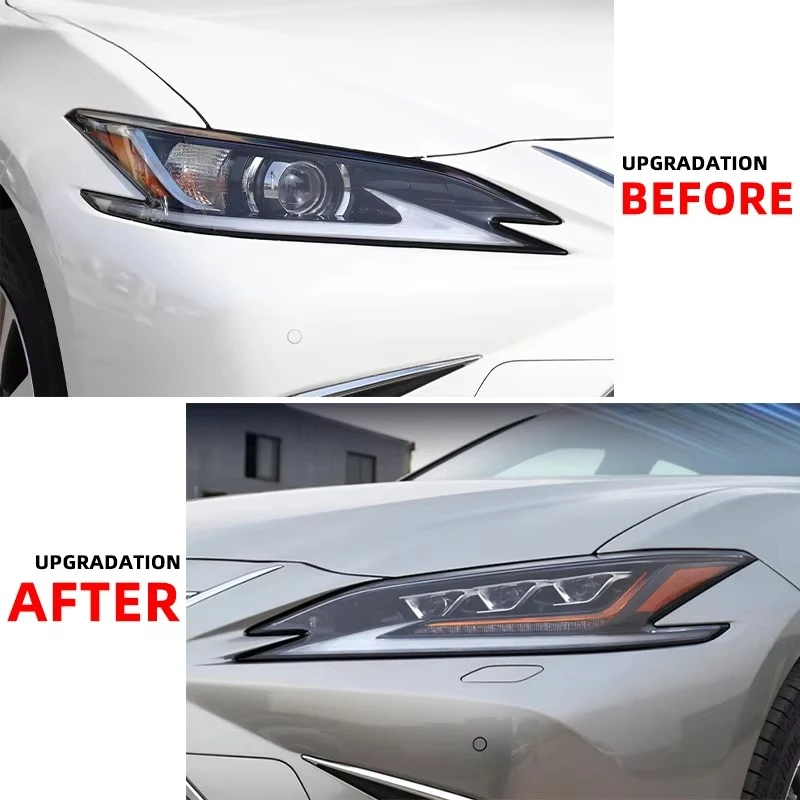 For Lexus ES 200 300h 350 Front Lights Headlight 2018-2022 Auto Part Headlight LED Head Lamp Light Lens Projector