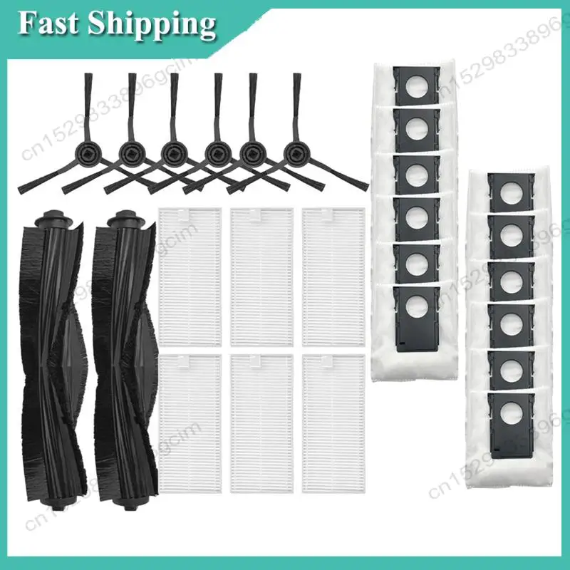 

-BABQ For Eureka J20 / Midea W20 Replacement Main Side Brush HEPA Filter Dust Bags Spare Parts Accessories