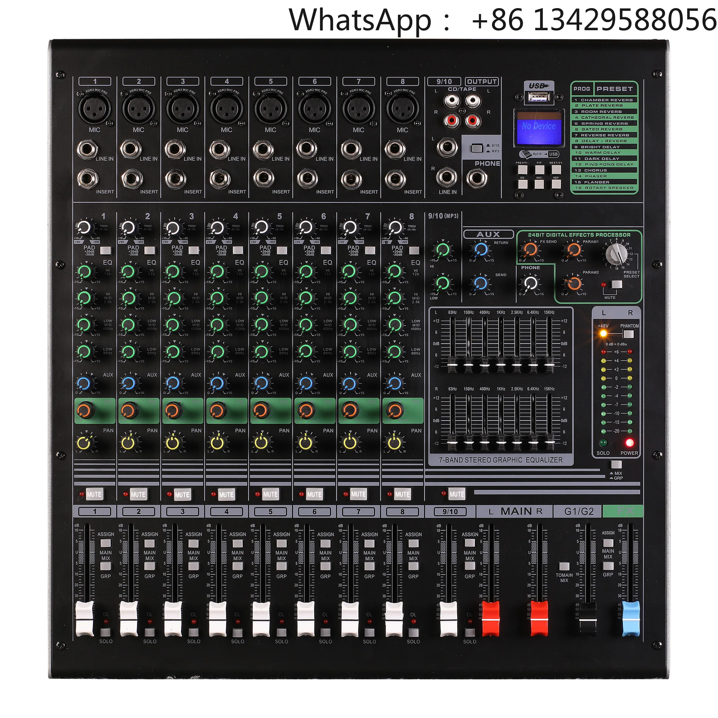 Audio Music Equalizer - CrossTop BE-10 Professional Music Equalizer 10