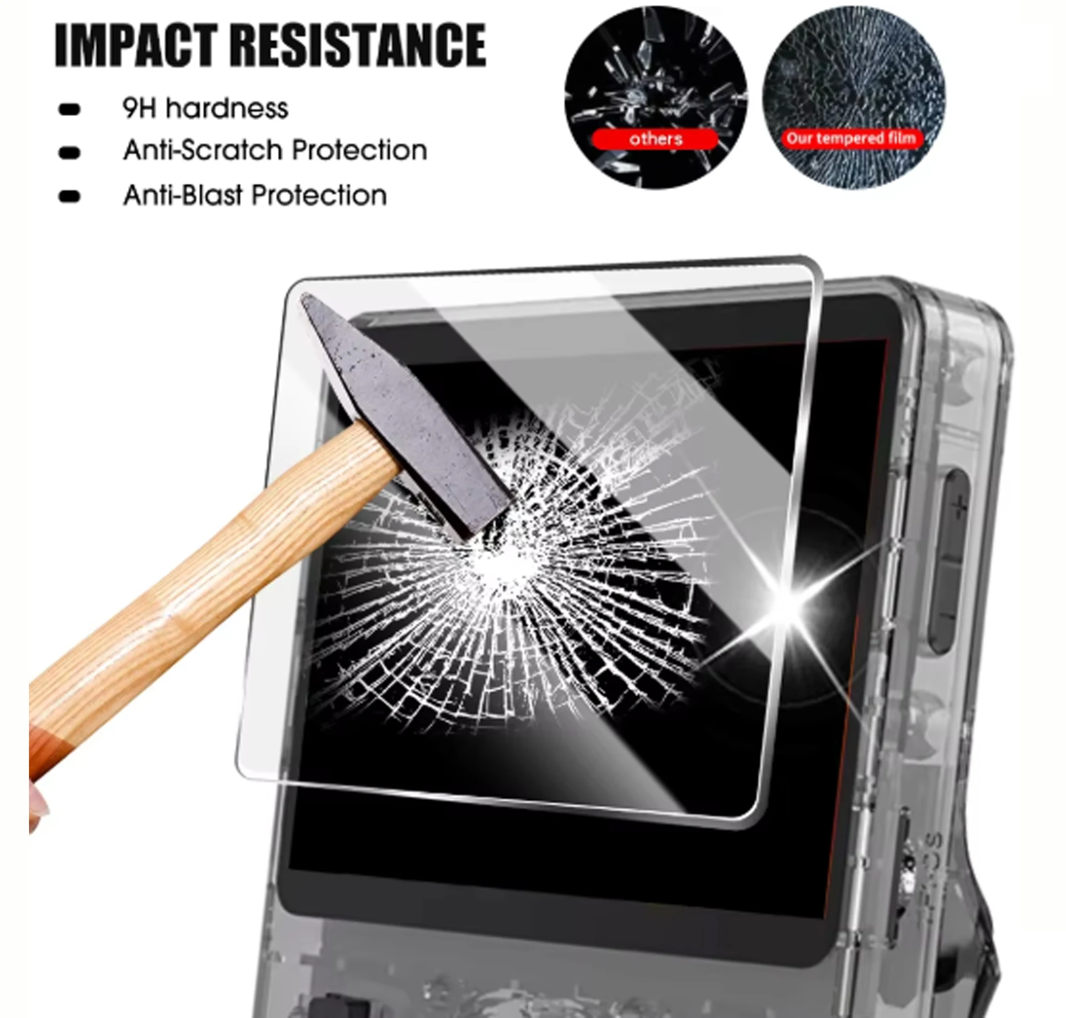 BOYHOM R36S PLUS Premium Storage Bag Handheld Console Protective Case Anti-scratch Glass Protector Silicone Cover Travel view 2