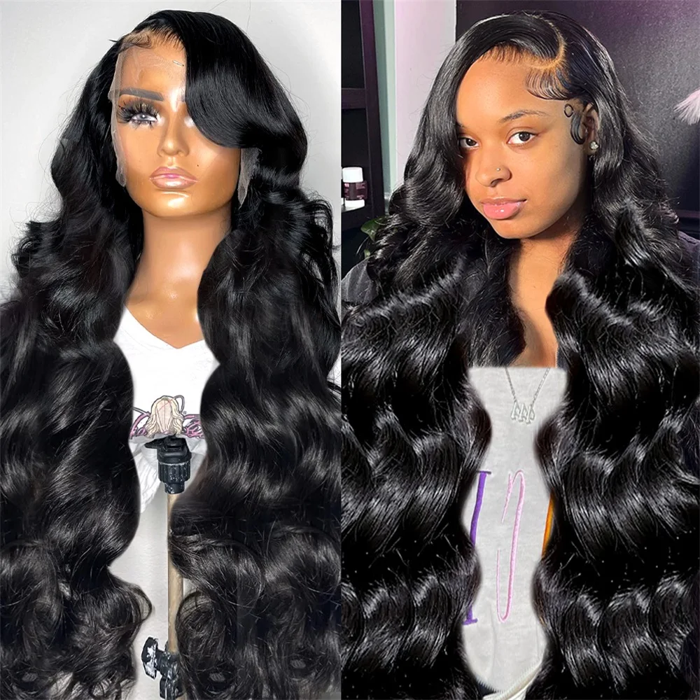 360 Full Lace Wig 13X6 13X4 Body Wave Transparent Lace Front Human Hair Wigs For Women 36Inch Brazilian Remy Hair Pre Plucked