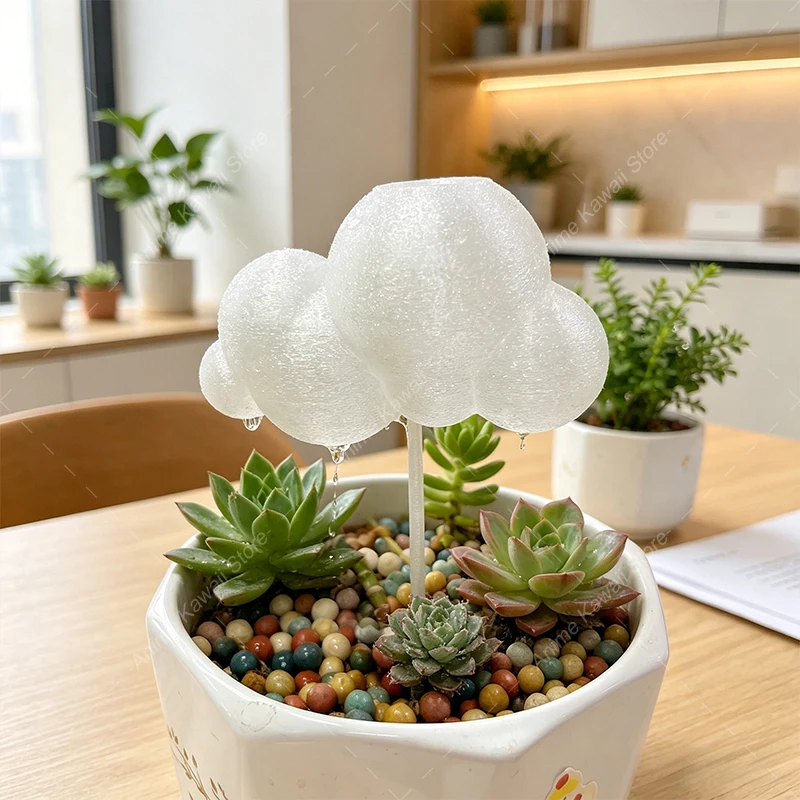 3D Printed Cloudlet Automatic Drip Irrigation System Self Potted Watering Dropper Device Flower Plants Auto Water Dripper Device