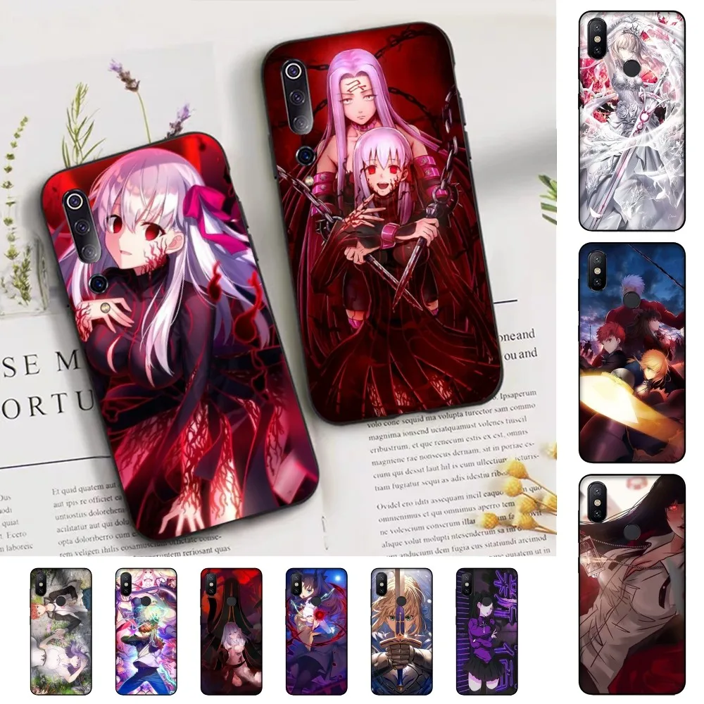 Fate Stay Night Phone Case For Xiaomi Mi 5X 8 9 10 11 12 lite pro 10T PocoX3pro PocoM3 Note 10 pro lite