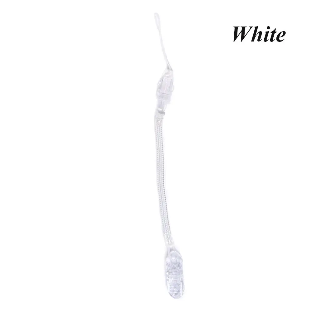 

2pcs/lot Extensible Strap Dummy Soother Chain Transparent Box Nipple Holder Spring Pacifier Clip