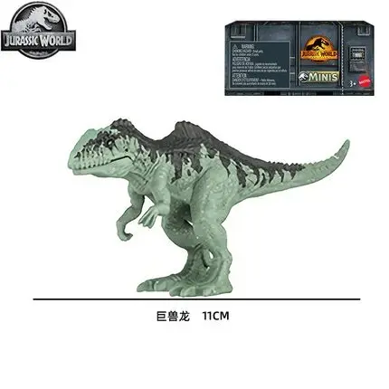 Original Mattel Jurassic World Dinosaur Action Figure Dominion Minis Anime Figure Giganotosaurus Thermidor Boy Toys for Children