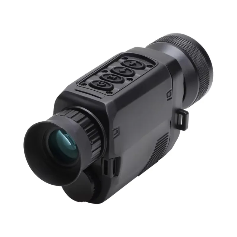 Night Vision Monocular, 5 Levels Infrared, Support Video&Photo With , Zoom Night Vision With Memory Card Black)