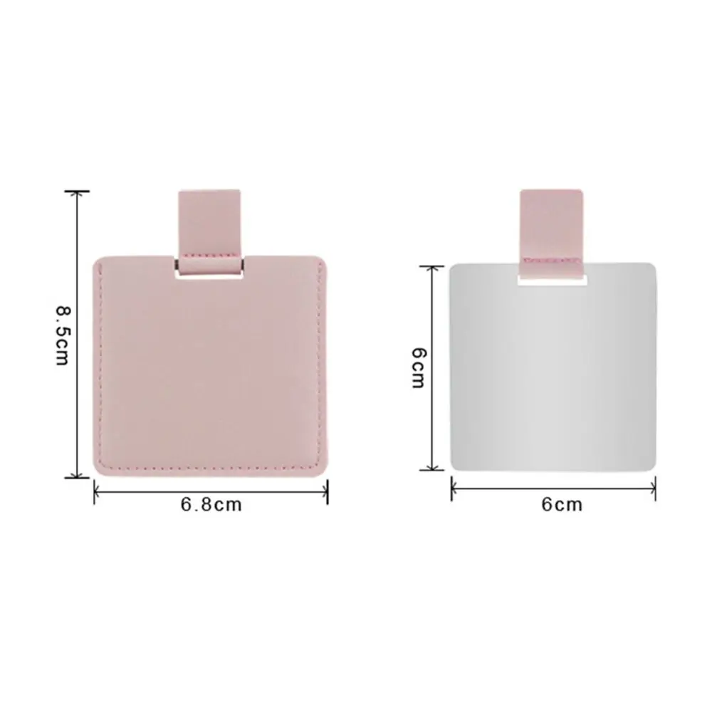 Miroir de Poche Compact en Acier Inoxydable pour Femme et Fille, Accessoire de Maquillage Cosmétique, Cadeau pour Elle