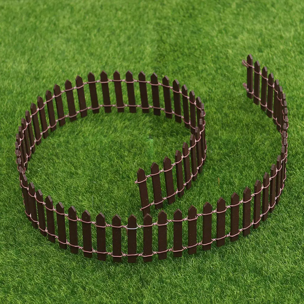 

2 шт. миниатюрные деревянные заборчики с изысканным текстурным дизайном, украшение для сада, для создания миниатюрных ландшафтов, декор для горшечных растений, креативное рукоделие