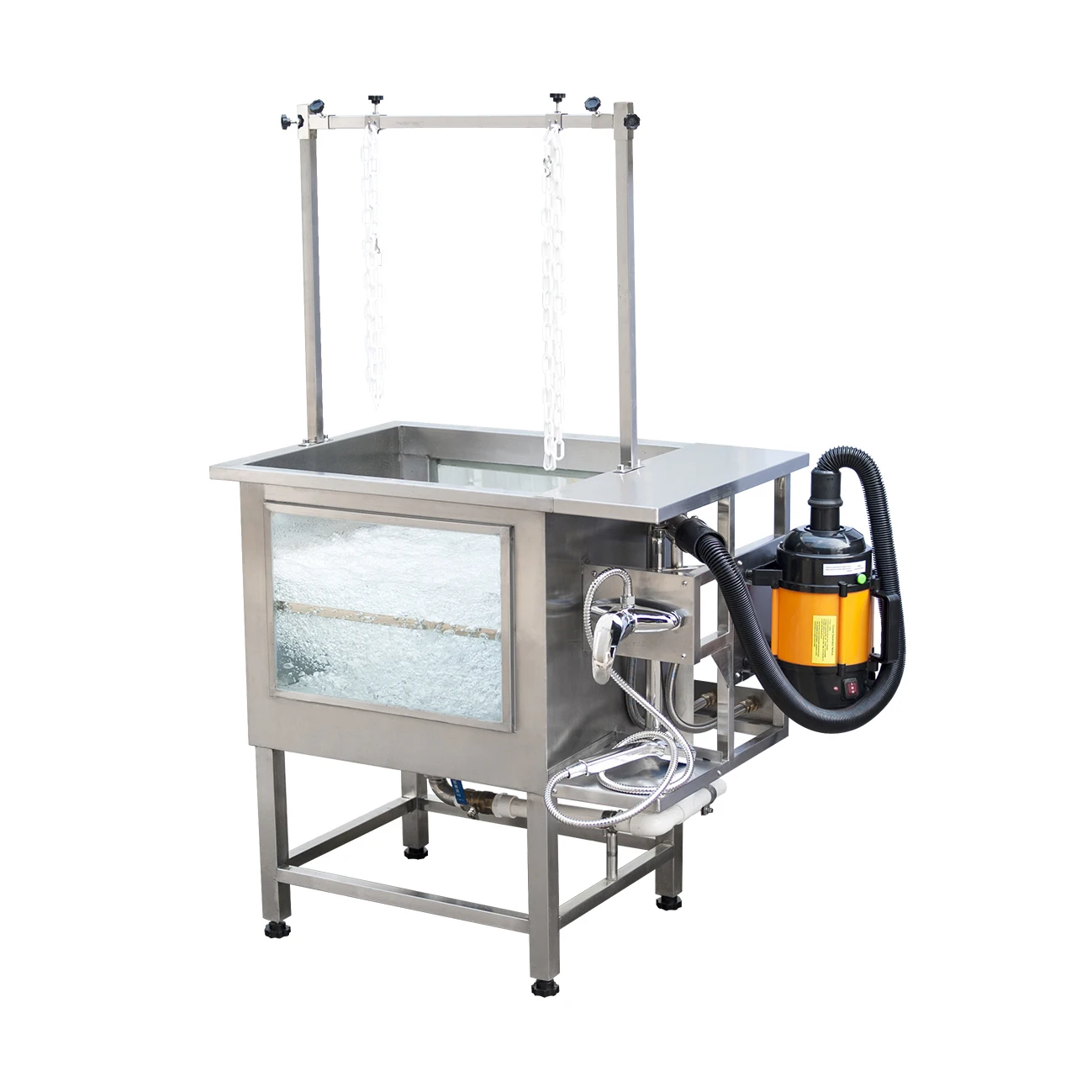 

Pet Equipment Dog Shower Tub Pet Grooming Washing Station Bathing Pool Stainless Steel Dog Bathtub