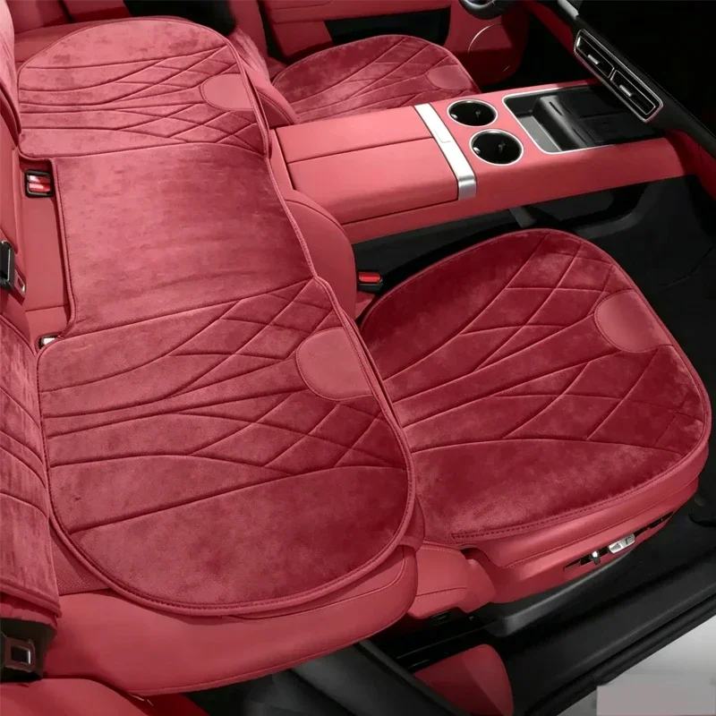 Car Winter Suede Thick Warm Seat Cover Auto Anti-Slip Mat For CHANGAN CS35 CS55 CS75 CS85 COUPE CS95 EADO PLUS HONORS STAR TRUCK