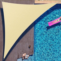 Waterproof Sun Shelter Triangle Sunshade Protection Outdoor  Cover Garden Patio Pool Shade Sail Awning Camping Sun Shade 420D