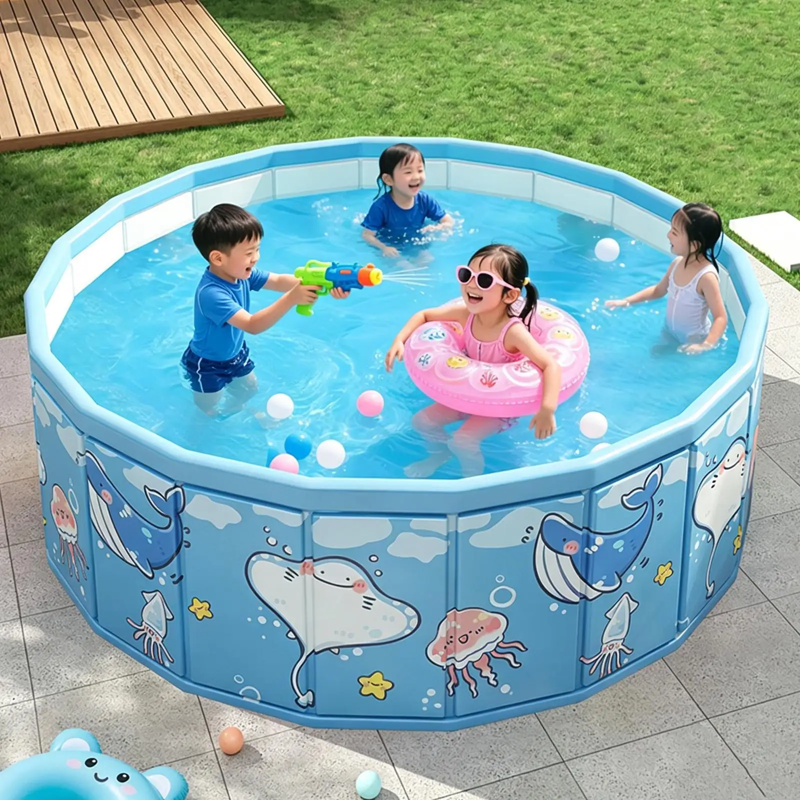 Thumbnail 4 - #7 Cheapest Inflatable Kids Swimming Pools Deals You Can Get