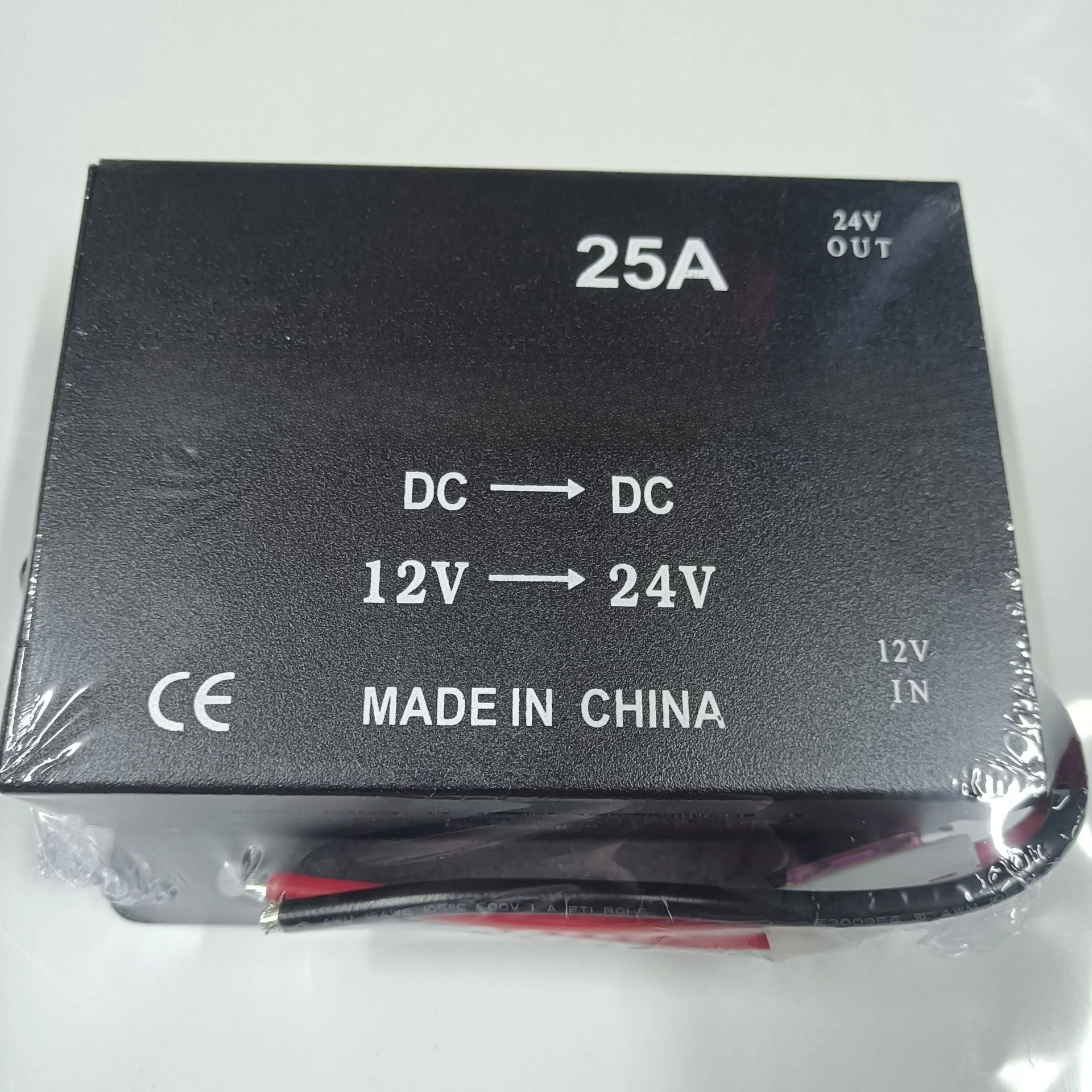 25-inch 12V to 24V power converter, DC transformer, high-power vehicle-mounted 12V to 24V