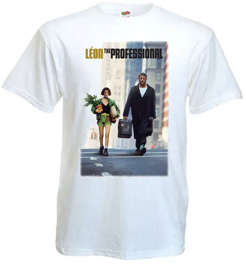 

Leon The Professional v2 T shirt white movie poster all sizes S-5XL