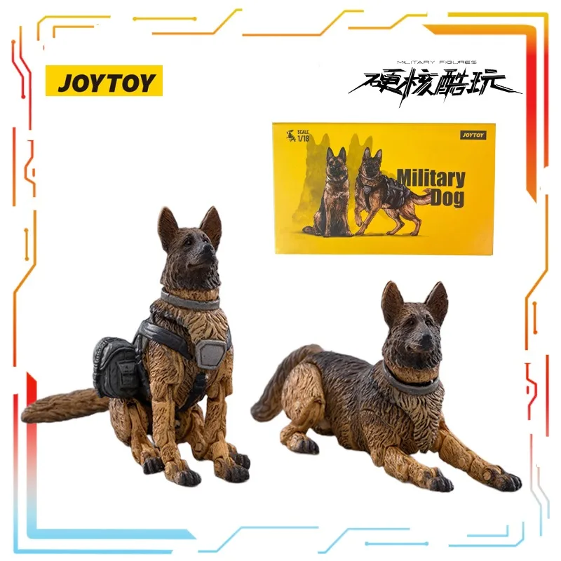 JOYTOY Oryginalny 1/18 gotowy produkt ruchome żołnierze Seria Mobilny pies wojskowy Figurka Model Zabawki Model Prezenty Dla chłopców