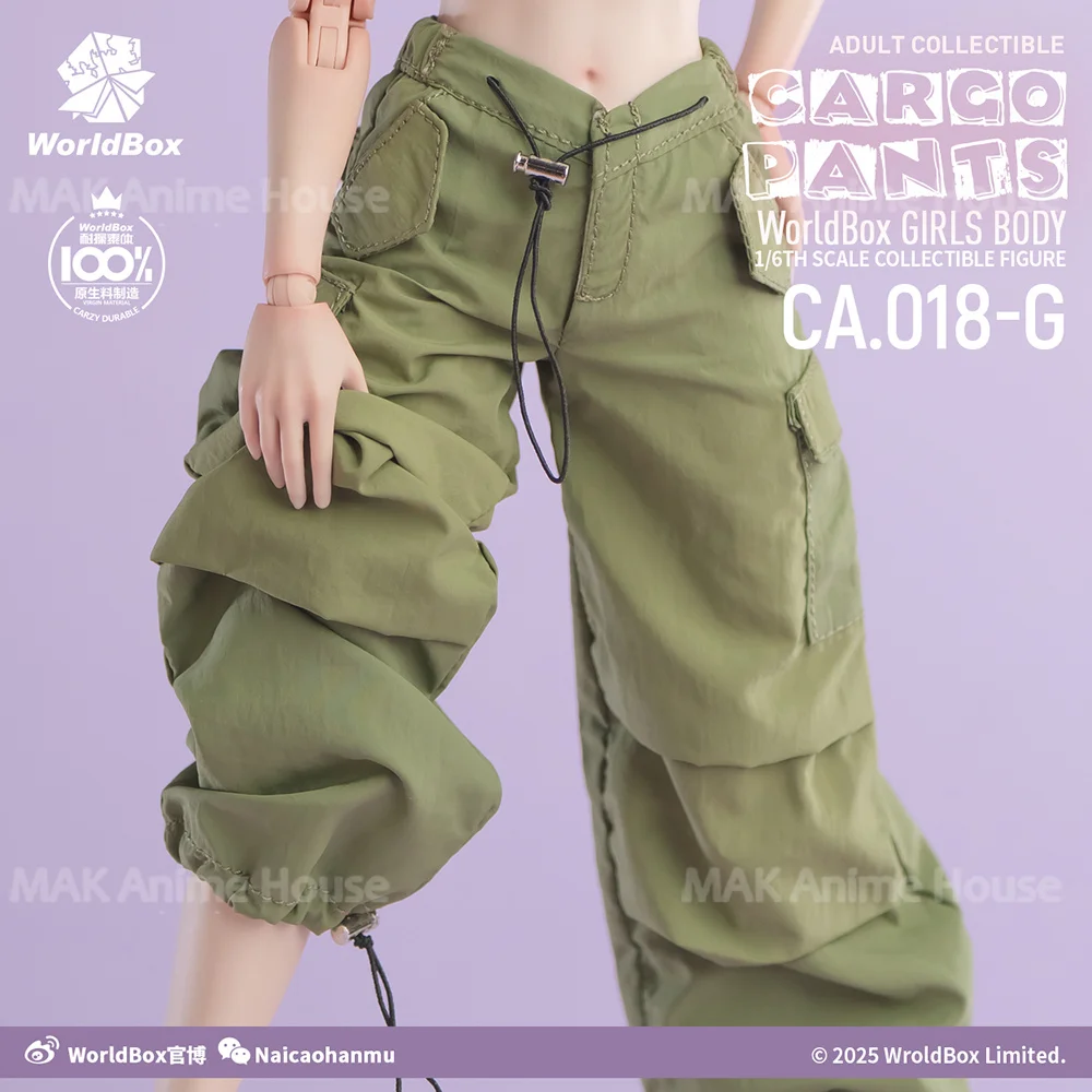 Worldbox CA018 1/6 مستقيم ركاب السراويل العمل غير رسمية الملابس ملحق نموذج صالح 12 ''ذكر أنثى الجندي عمل الشكل الجسم #5