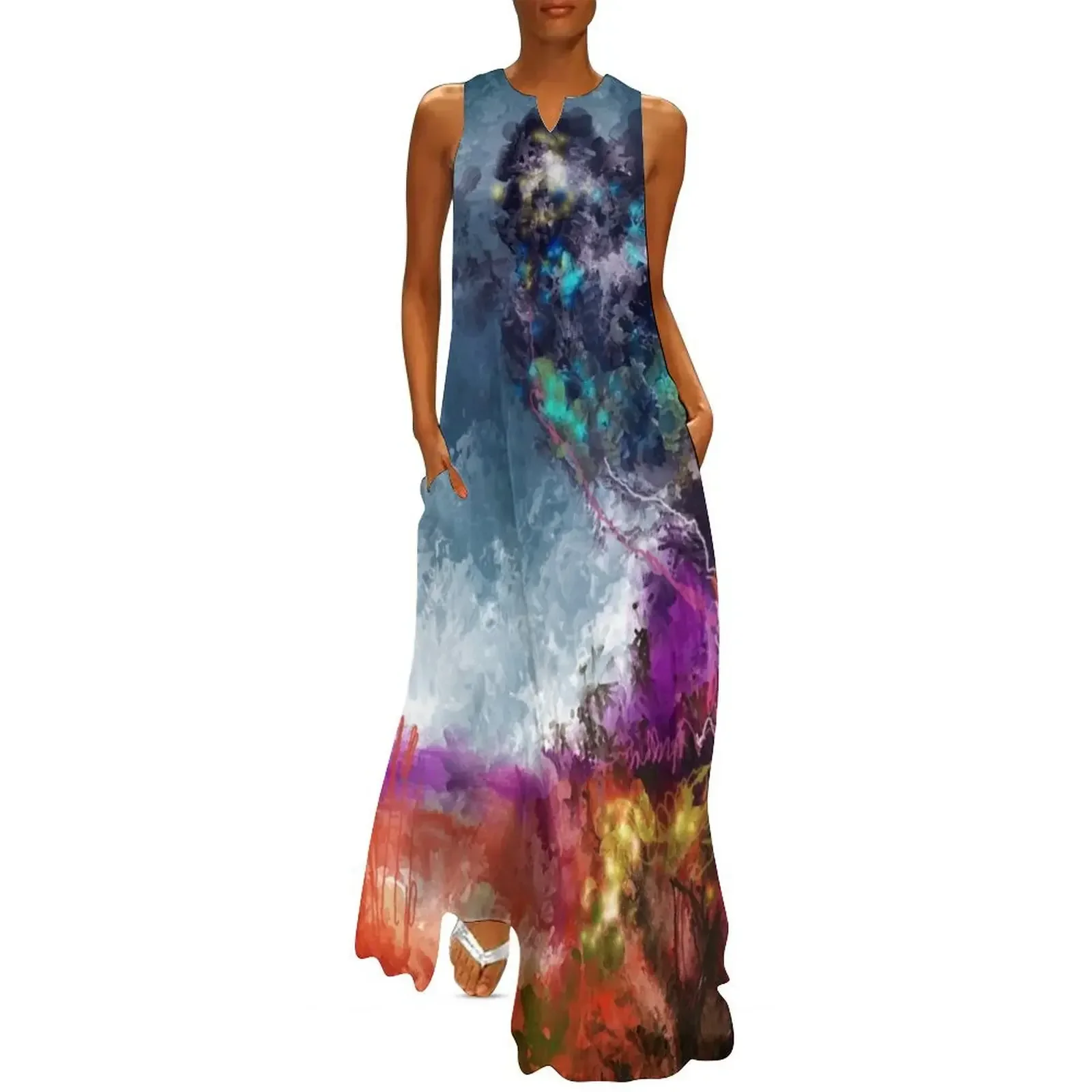 

Abstract Art - Dark Trees Long Dress Women long dress women's evening dress 2025 bandage evening