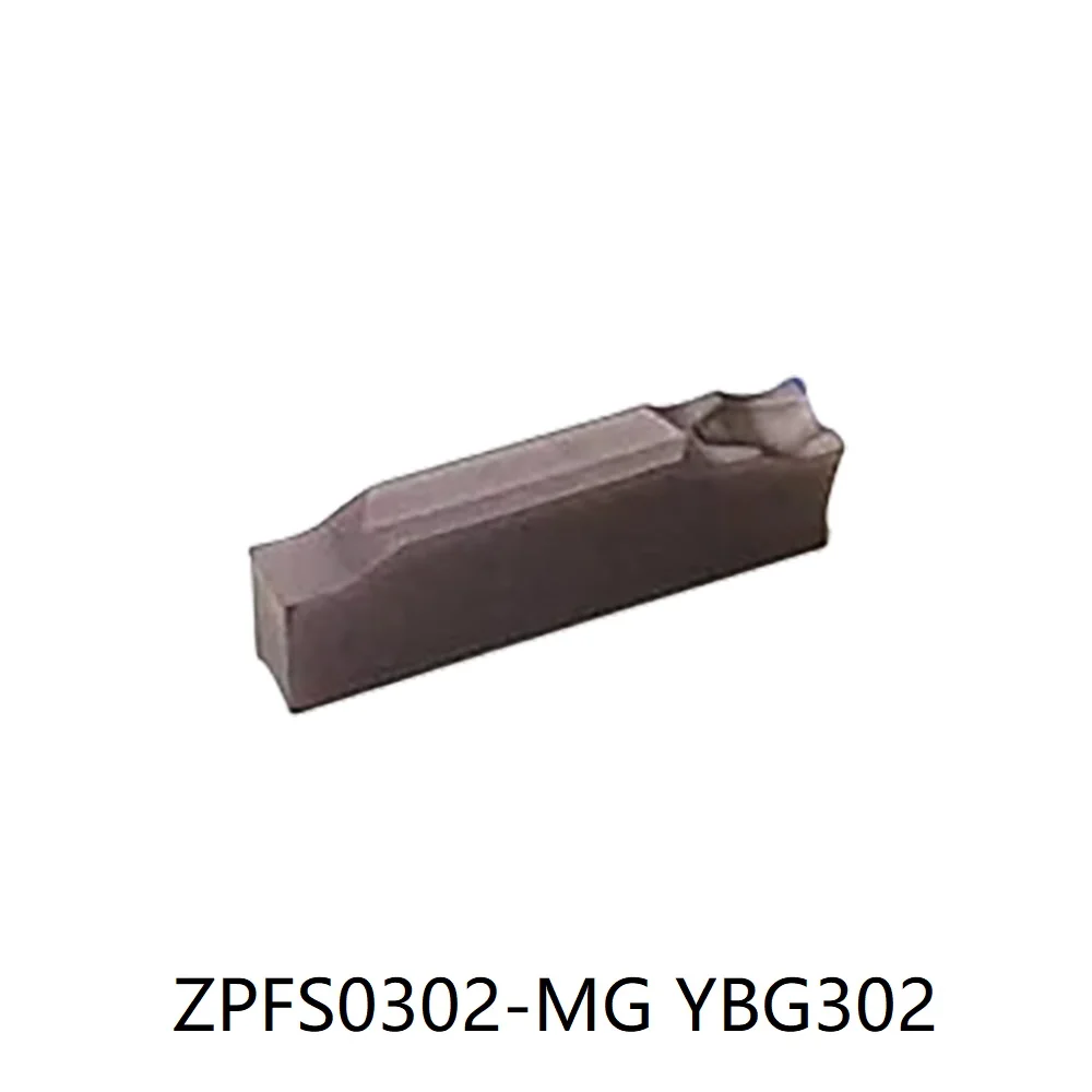 

ZPFS0302-MG YBG302 100% оригинальные твердосплавные отрезные пластины ZCC для обработки стали, литого железа и нержавеющей стали