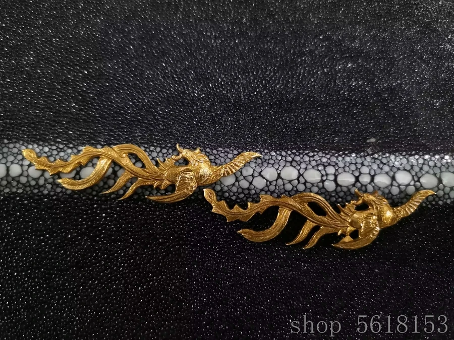 

Hige Coppe Phoenix menuki for japanese Sword katana