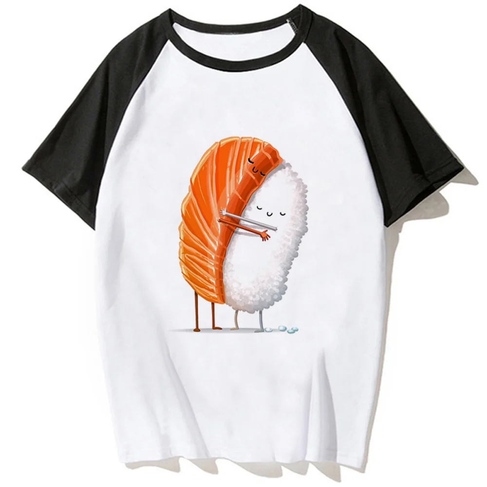 Sushi Shirt top women streetwear summer tshirt girl designer anime y2k clothing