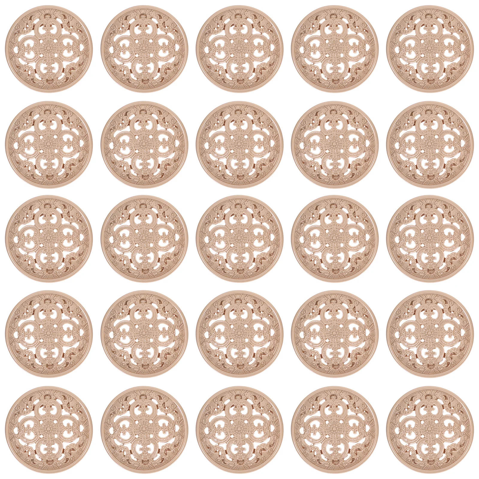 

30Pcs 23mm Durable Metal Buttons for Clothing Jackets T-Shirts DIY Craft Accessories Golden Metal Button for Coat