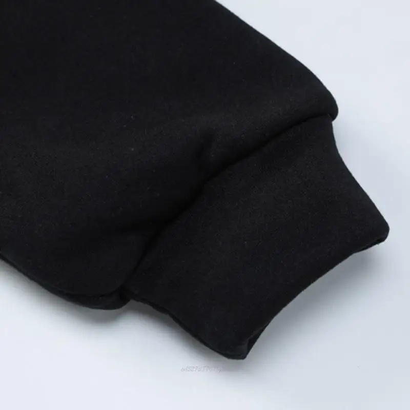 X5XA Cappotto maglione casual street Felpa a maniche lunghe vestibilità ampia con stampa lettere
