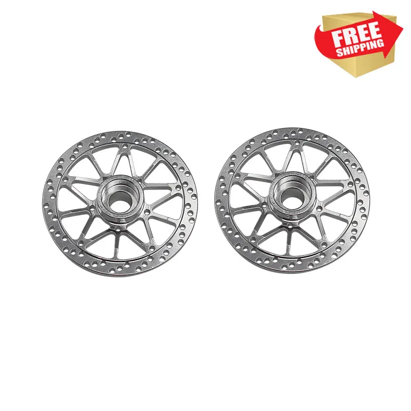 Radio control RC HR Silver Twin Star front brake disk for Kyosho 1/8 NSR500 parts