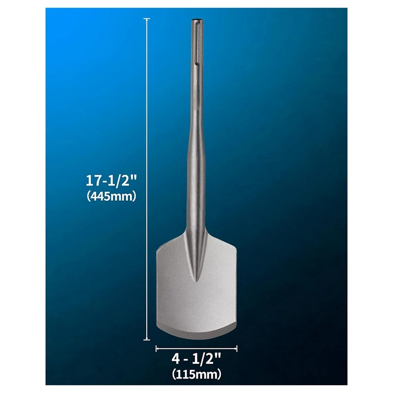 Imagem -05 - Clay Spade para Sds Max 41 em x 17 Em. Aço Broca Shovel Bit para Sds Max Argamassa