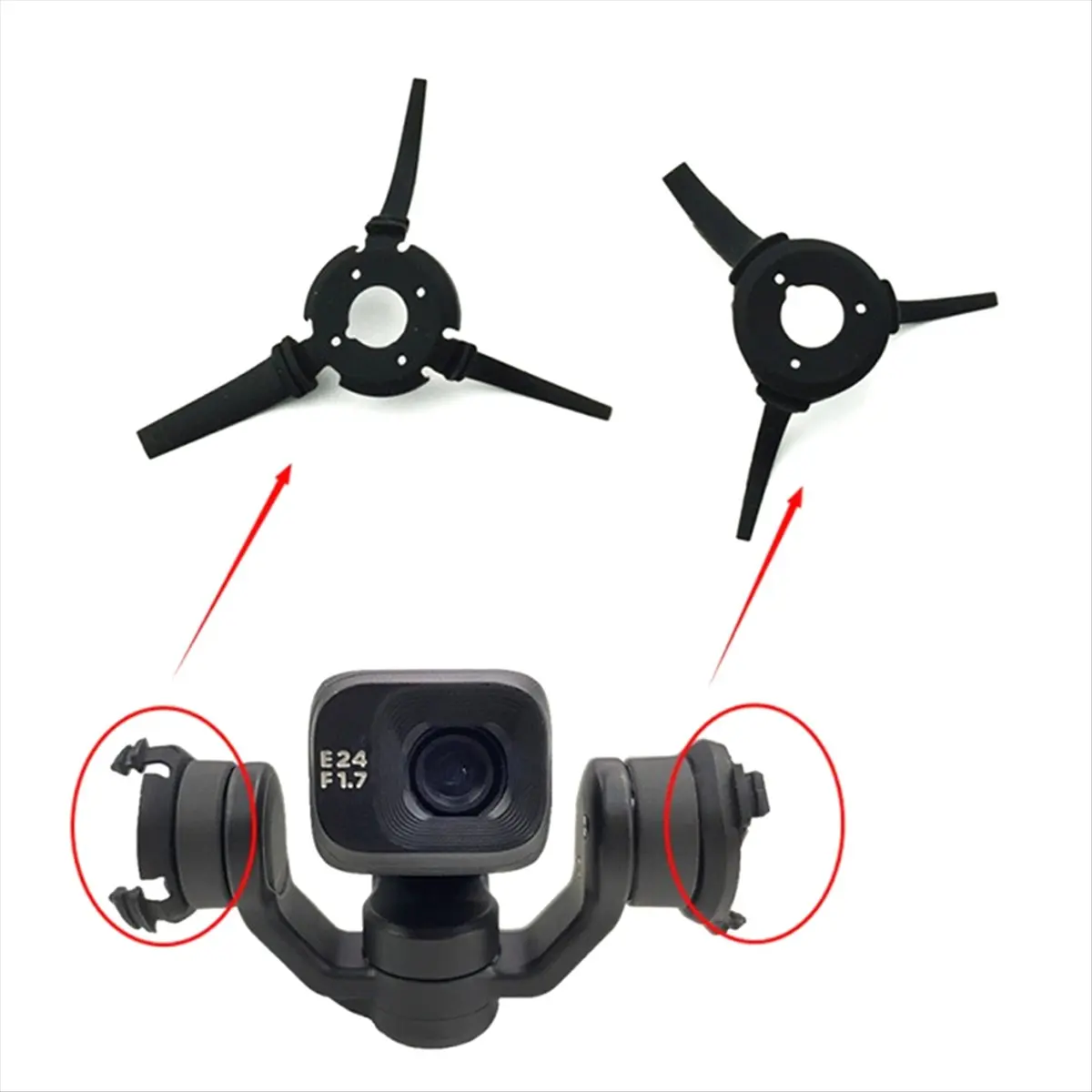 A99X Gimbal Rubber Dampers for Mini 3/3 Pro Drone Rubber Damping Cushion Shock-Absorber Ball Spare Part New