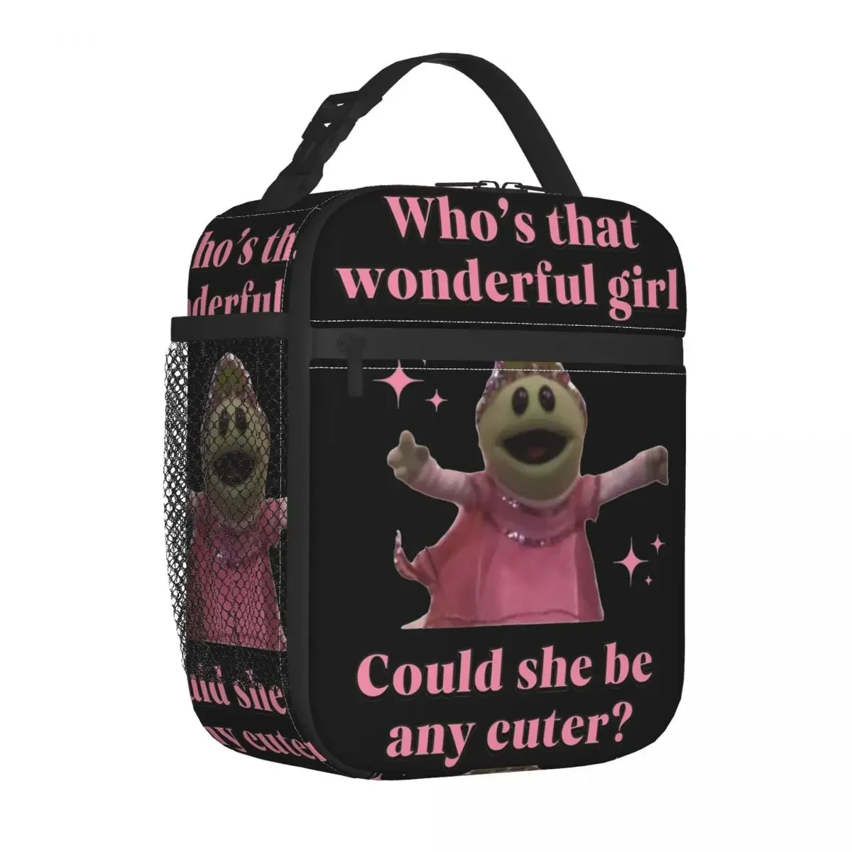 

Who's That Wonderful Girl Nanalan Insulated Lunch Bags Cooler Bag Meal Container Tote Lunch Box for Men Women Office Outdoor