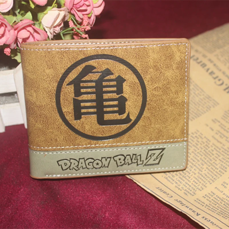Monedero con Figura de Anime Dragon Ball, Bolsa de Almacenamiento, Clip para Tarjetas, Regalo para Estudiantes, Mercancía de Anime
