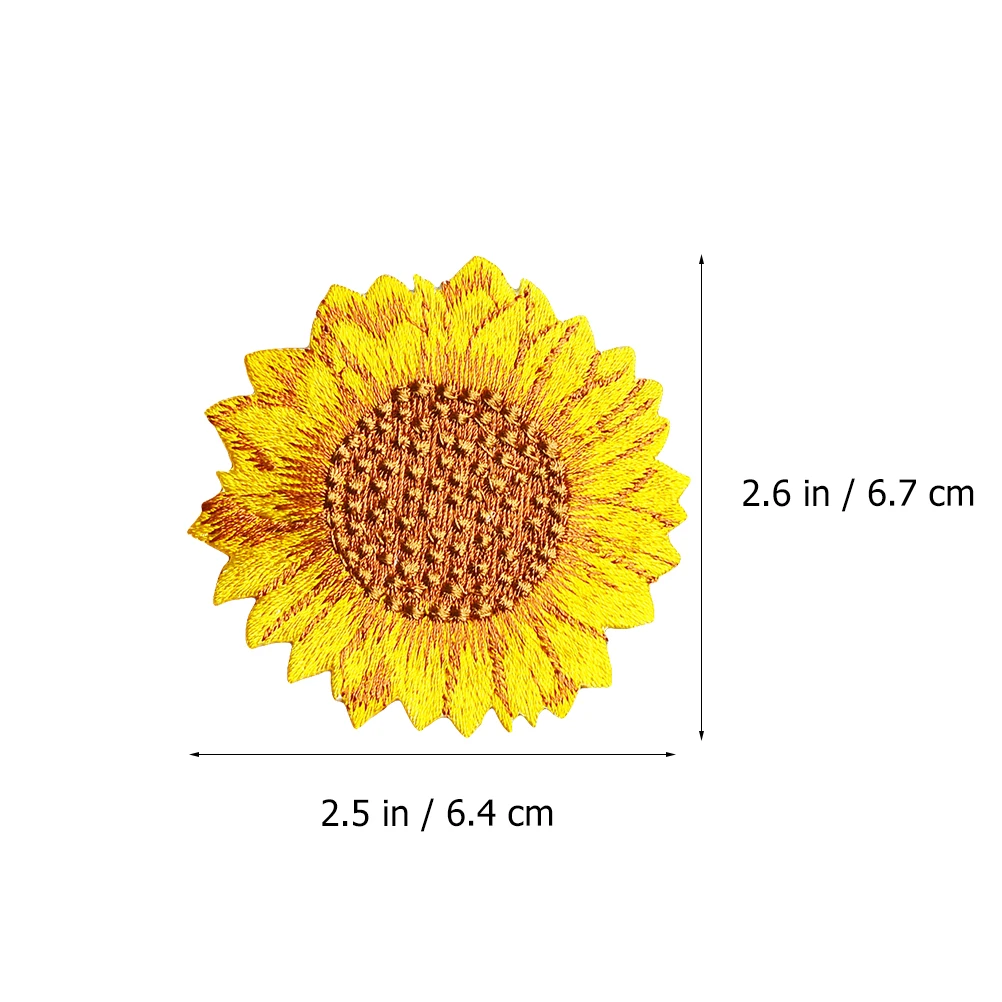 

12pcs Embroidered Patch DIY Garment Accessories Flowers Sewing Clothes Patches Appliques Fabric Appliques Elastic B