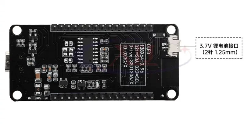 WIFI Bluetooth Development Board Module ESP32 ESP-32D Yellow Blue 0.96 OLED Display with CH340C MOQ 2 Units