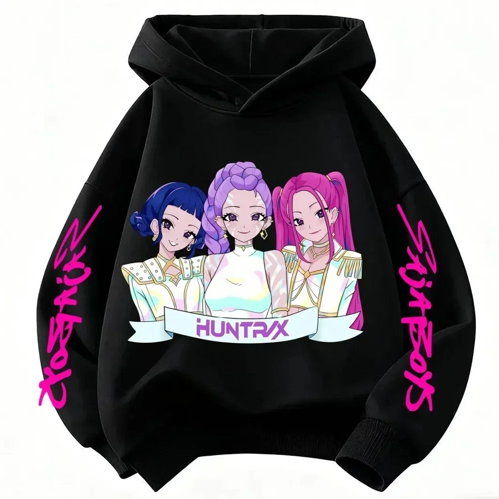 Hunter Rumi Derpy Cartoon Hoodie für Jungen und Mädchen, Mädchen-Sweatshirt in Himmelblau, warm, dick, modisches, lässiges Oberteil, Kinderkleidung. – Detail 5