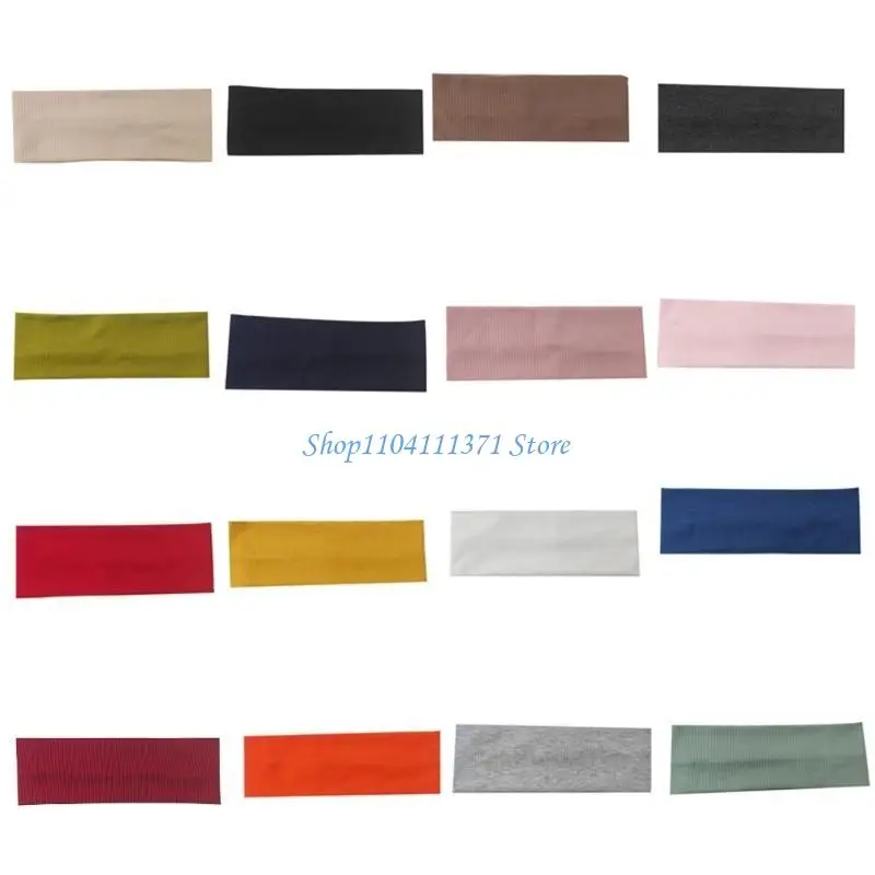 P9FC Fashionable Women's Soft Headscarf Sports Hairband Elastic Hair Band for Running and Fitness Lover