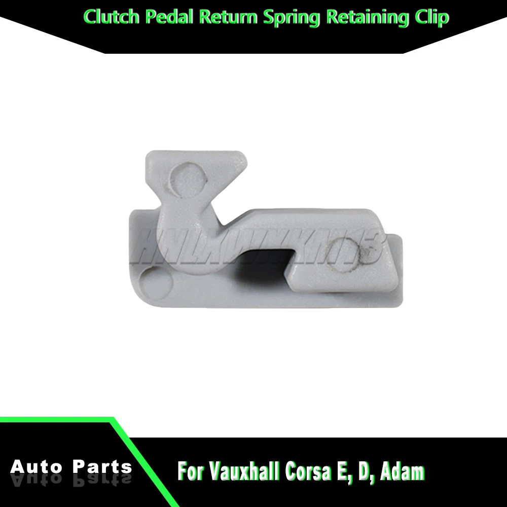 Pedal de caja de cambios de coche, Clip de resorte de reinicio, Pedal de embrague, Clip de retención de resorte de retorno para Vauxhall Corsa E, D, Adam