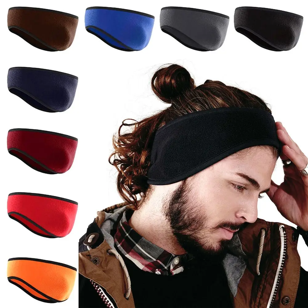 

1Pcs Hair Bands Hair Sweat Fleece Ear Cover Winter Sweatband Running Headband Ear Warmer Ear Muffs Headband