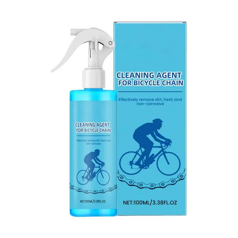 Bicycles Chain Cleaning Spray 100ml Bike Drivetrain Cleaner Degreaser Lubrication And Anti-friction Motorcycle Drivetrain