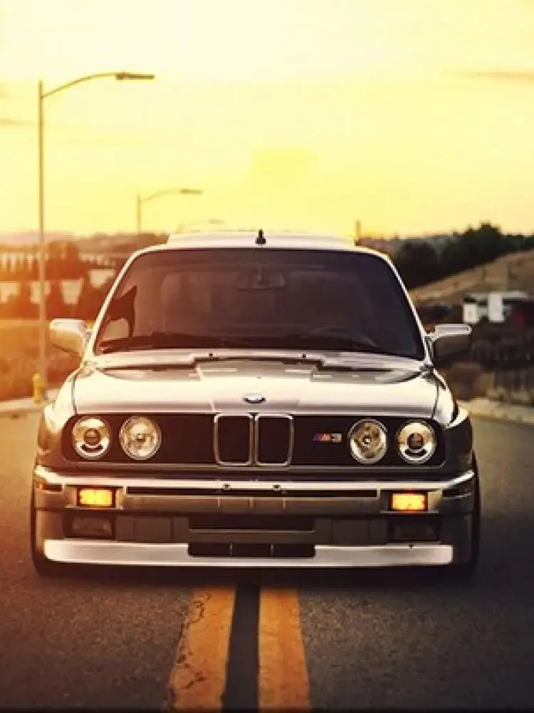 Fashionable M3 BMW E30 Racing Car Wall Art Print for Modern Living Room Decor Cool Supercar Picture on Canvas