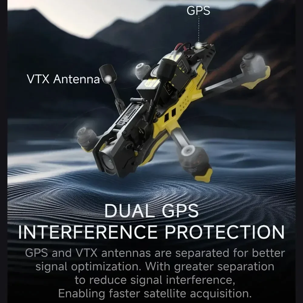 طائرة بدون طيار SpeedyBee Master 3X Modular FPV Racing: O3/O4 Pro HD Digital VTX، إطار متين خفيف الوزن للحرة والمنافسة