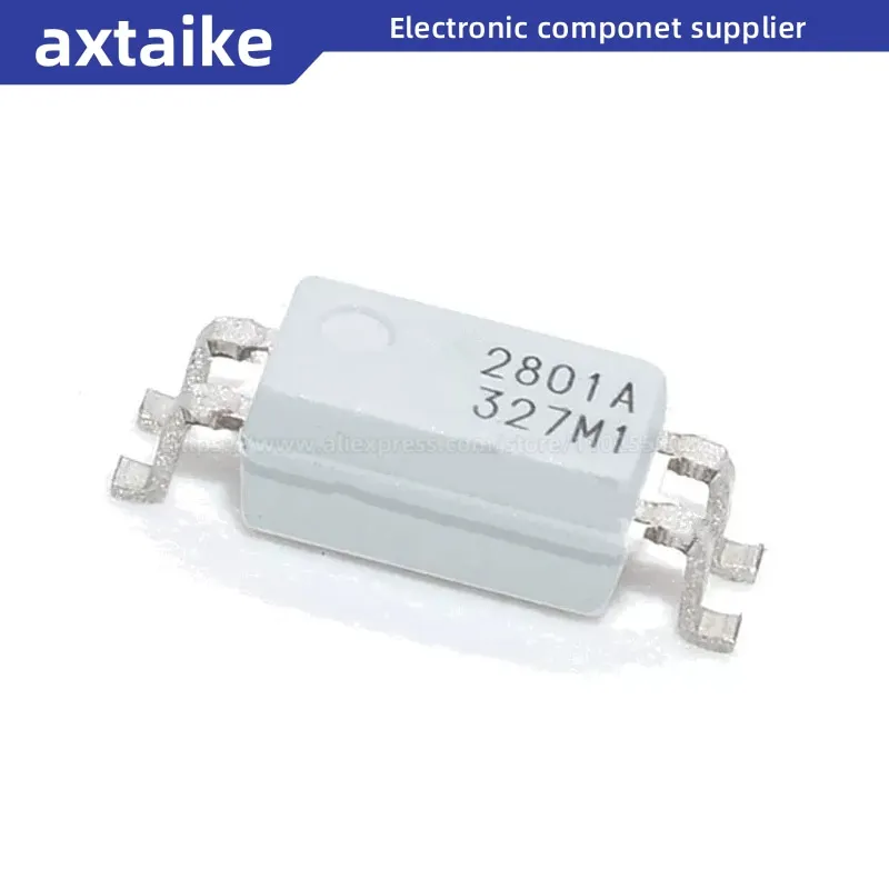 10PCS 2801A HMHA2801 HMHA2801A HMHA2801AR2 HMHA2801AR2V SOP-4 SMD IC Transistor Output Optocouplers Optocoupler Phototransistor