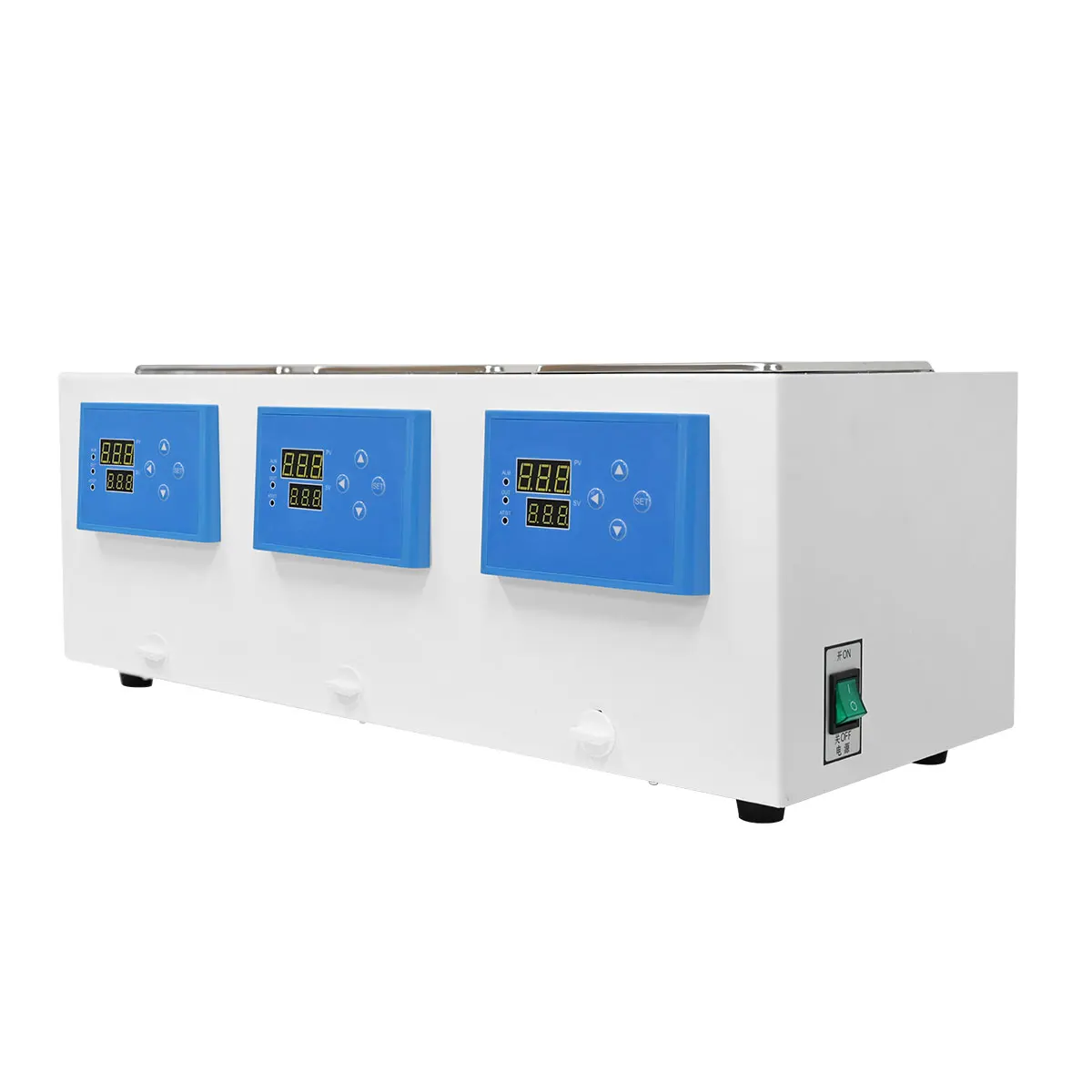 Electric Heating Digital Display Constant Temperature Water Bath Pot, Laboratory Anti-dry-burning Three-hole Water Bath Box