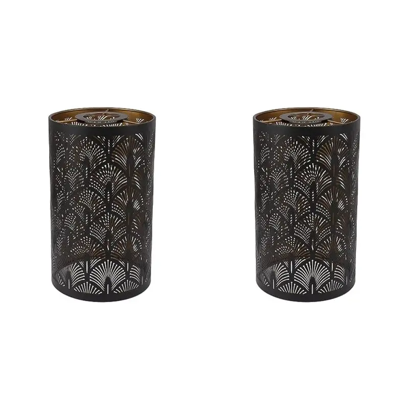 

ABXF-2X металлический цилиндрический абажур, современный полый абажур E27 E26 для спальни, гостиной