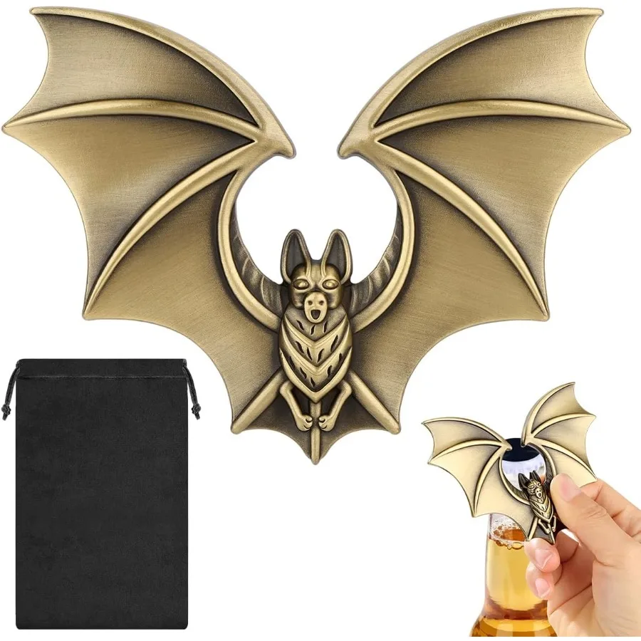 

Bat Bottle Opener que Beer Opener with Gt Bag Fathers Gts Christmas Birthday Gts for Men Women Dad Husband Boyfriend Bat Gts An